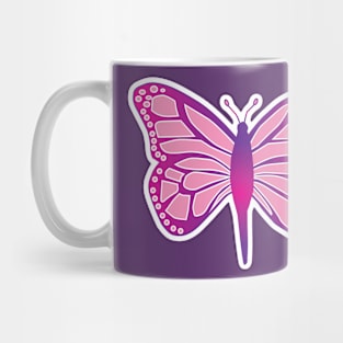 Purple Butterfly Mug